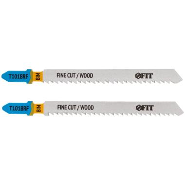 Полотна по дереву, bimetal, шлифованные под свободным углом, 100/74/2,5 мм (t101brf), 2 шт. ФИТ