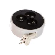 Удлинитель бытовой рулетка У6-004  ШВВП 2*0,75 3гн. 5м UNIVersal