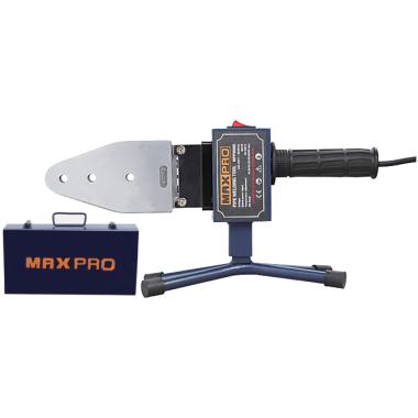 Max-pro Аппарат сварочный для пластиковых труб 800 Вт; 50-300℃; диаметры труб 20/25/32/40/50/63 мм; 0,9 кг; металлический кейс