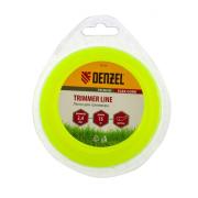 Леска для триммера, круглая 2.4 мм х 15 м, блистер Flex cord Denzel