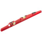 Уровень "Хард", 2 глазка, литой усиленный профиль, фрезерованная грань, с зеркалом, 600 мм ФИТ