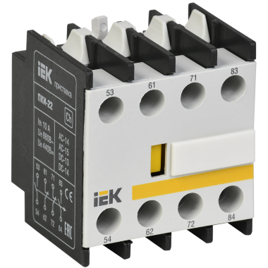 Приставка контактная 2з+2р IEK ПКИ-22