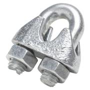 Зажим для троса 6 мм. цинк DIN741