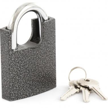 Замок навесной, защищенная дужка, 60 мм "СИБРТЕХ"