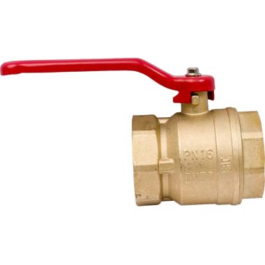 Кран шаровый латунь D 2", Вн/Вн, с флажковой ручкой