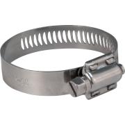 Хомут металлический, 130-203 мм, просечной, болтовое крепление ХВАТ