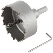 Коронка кольцевая с карбидными вставками Профи (для отверстий в нержавеющей стали) 64 мм, ФИТ