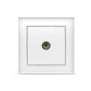 Розетка TV "Бриллиант"СП белый UNIVersal