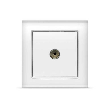 Розетка TV "Бриллиант"СП белый UNIVersal