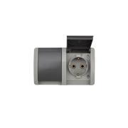 Розетка двойная 2П (горизонт.) открытой установки IP54 16А Kranz REXANT