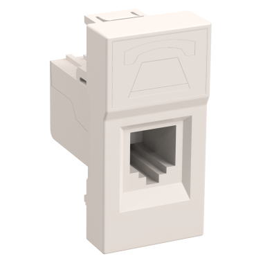 Розетка компьютерная"Праймер"RJ-45 (для кабель-канала) белый IEK