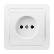 Розетка "Марс"1СП с/з белый Smartbuy
