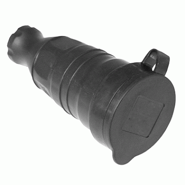 Розетка (штепсельное гнездо) каучук 16А 250В IP44