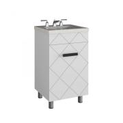 Подстолье Куба 500 (1 дверь) белый, под ум.Фостер 50 Gota Rocio,