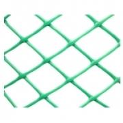 Сетка, Заборная решетка ПВХ 1,2*10м, 35х35мм, Д- 2,4мм,Эконом(Зеленый)