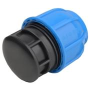 Заглушка ПНД, компрессионная, D 25 мм.