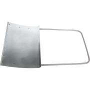 Движок для уборки снега стальной оцинков., 755 х495 х1245 мм, стальная рукоятка,Сибртех 61595