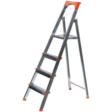 Лестница-стремянка стальная, 4 ступени,(А=88см В=149см С=268см) вес 5,55 кг ФИТ