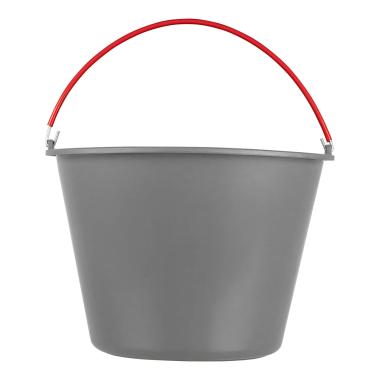 Ведро 20л пластиковое строительное ударопрочное, обрезиненная ручка, морозостойкое, Matrix Россия