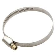 Хомут металлический 60-80 мм, 9мм, НЕРЖ.сталь, болтовое крепление 50шт/уп (ПОШТУЧНО), Сибртех