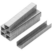 Скобы для степлера закалённые прямоугольные 11,3 мм х 0,7 мм (узкие тип 53) 14 мм, 1000 шт. ФИТ