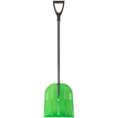 Лопата для уборки снега 260х310х870мм поликарбонат до-60°C, стальной черенок, Luxe Palisad_ГАРАНТИЯ*