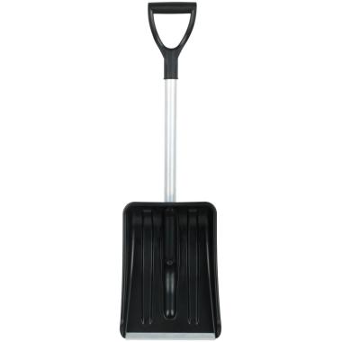 Лопата для уборки снега 365х260х900мм автомобильная, пластиковая, съемный черенок, "Актив-Авто"