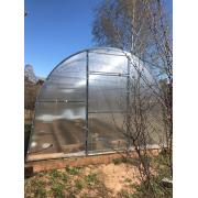 Теплица ЭКОНОМ каркас 4*2*3м труба 20*20*1,5