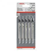 Пилки для лобзика T301 CD Bosch 5шт. по дереву