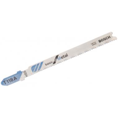 Пилки для лобзика T118A по металлу (67 мм; 5 шт.) HSS Bosch