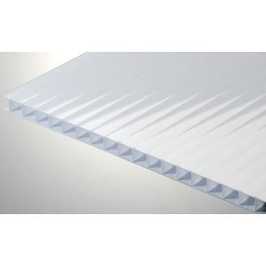 Сотовый поликарбонат Молочный (Опал), 4мм*2,1*6м, (0,47 кг/м2)