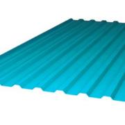 Профилированный поликарбонат, Бирюза, МП-20, 0,8мм, 1,15х2,0м