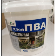 Клей ПВА строительный EСOLUX 1кг/12
