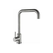 Смеситель д/кухни шар. с высоким изливом Булат нерж.сталь 511515 Антей