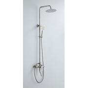Душевая система со смесителем шар. с изливом и тропической лейкой G357511 GOTA ROCIO SUS304