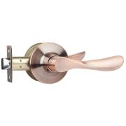 Ручка-защелка TRODOS ЗВ3-05 б/ключа, б/фиксатора Медь