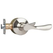 Ручка-защелка TRODOS ЗВ3-05 б/ключа, б/фиксатора Никель