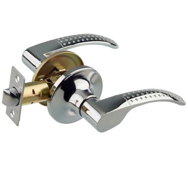 Ручка-защелка TRODOS ЗВ6-05 б/ключа, б/фиксатора Хром