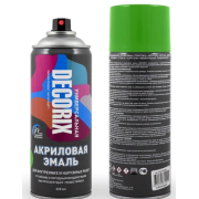 Эмаль аэроз. DECORIX акрил. ярко-зеленая 520мл NO.101