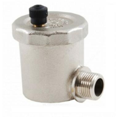 Воздухоотводчик D 1/2 автоматический, латунь, угловой