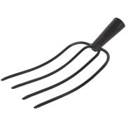 Вилы навозные 4 круглых зуба без черенка 180х300 мм