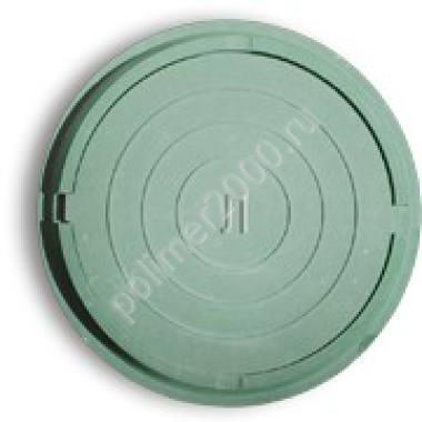 Люк полимерно-песчаный, черный, тип Л (лёгкий), до 3 т, размер нар.740/вн.545, вес 44кг