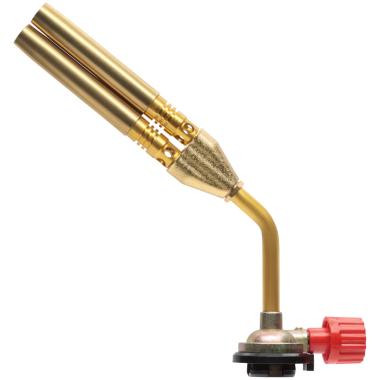 Горелка газовая двойная для стандартного цангового баллона КУРС