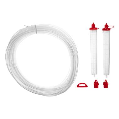 Гидроуровень,удлиненная колба, рельефная градуировка, 20м Matrix