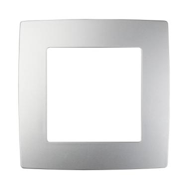 Рамка"ЭРА"серия 12, 1пост универсал.Алюминий