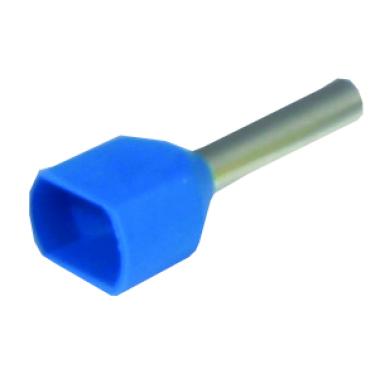 Наконечник штыревой втулочный изолированный (двойной)1,5х8 TDM