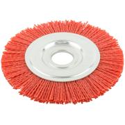 Корщетка-колесо нейлоновая, посадочный диаметр 22,2 мм, Профи 125 мм ФИТ