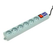 Сетевой фильтр Power Cube 5гнёзд 1.9м 2200Вт серый