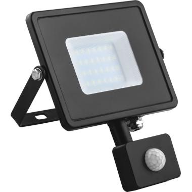 Прожектор Feron LL-908 50Вт 4750Лм 6400К с датчиком движения Чёрный