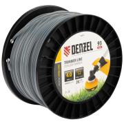 Леска для триммера двухкомпонентная звезда, 4,0мм х 93м, на DIN катушке EXTRA CORD Denzel